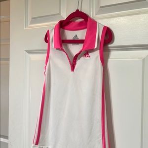 Pleated girls golf dress